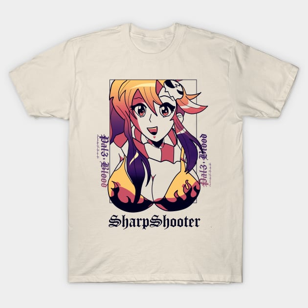 SharpShooter Yoko T-Shirt by Pal3blood